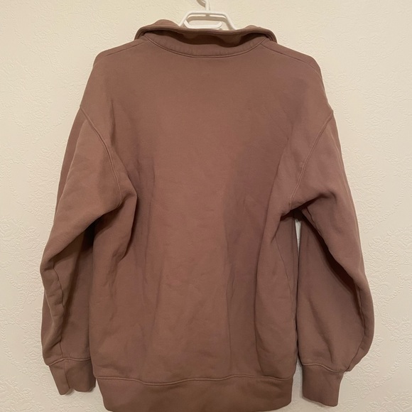 TNA Boyfriend Polo Fleece Sweatshirt - Picture 4 of 4